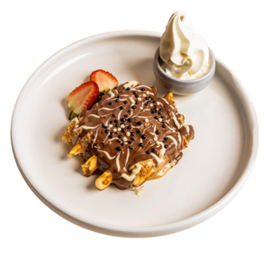 Dubai Chocolate Waffles (Bueno)