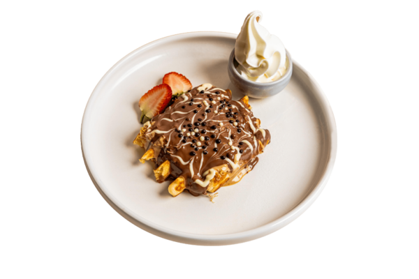 Dubai Chocolate Waffles (Bueno)